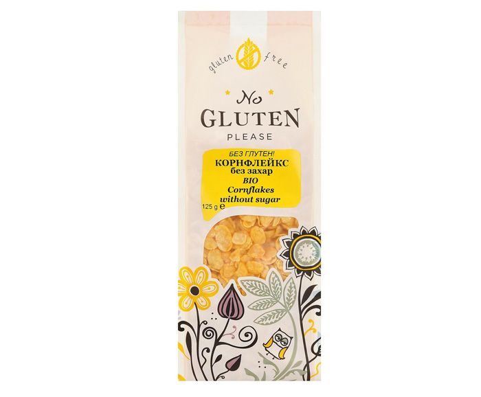 Корнфлейкс Без Глутен, без Захар No Gluten Please 125 г