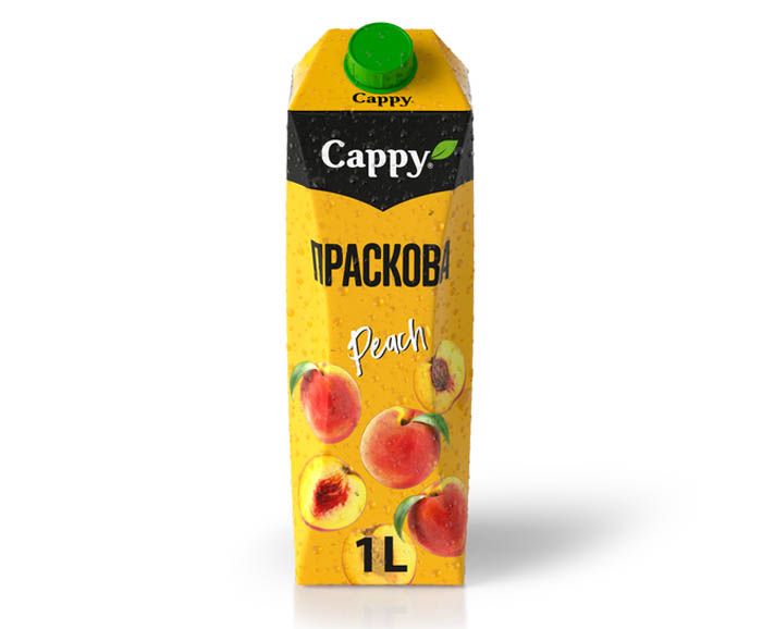 Плодова Напитка Cappy Праскова 42% 1 л