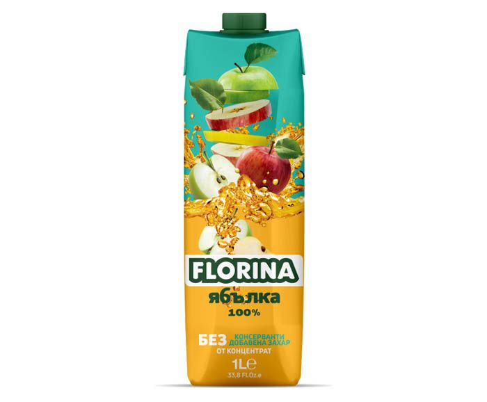 Сок Ябълка 100% Florina 1 л