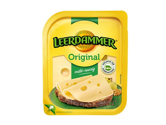 Кашкавал Leerdammer Original слайс 100гр