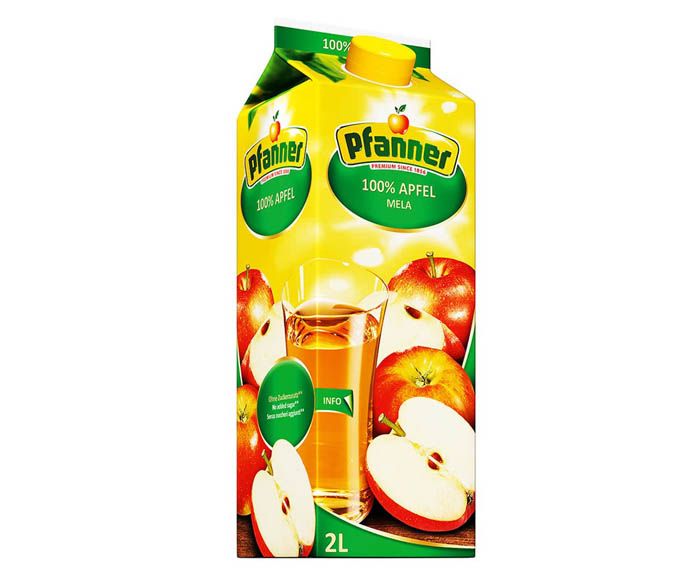 Сок Pfanner Ябълка 100% 2 л
