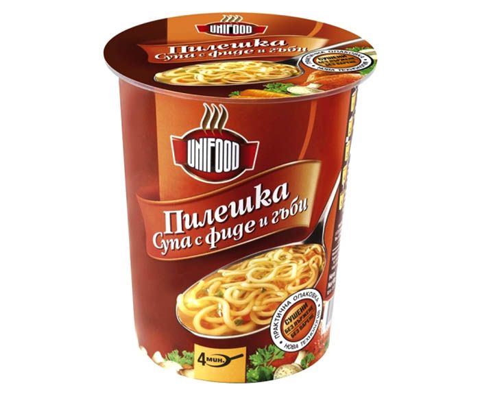 Пилешка супа с фиде в чаша UniFood 60 г