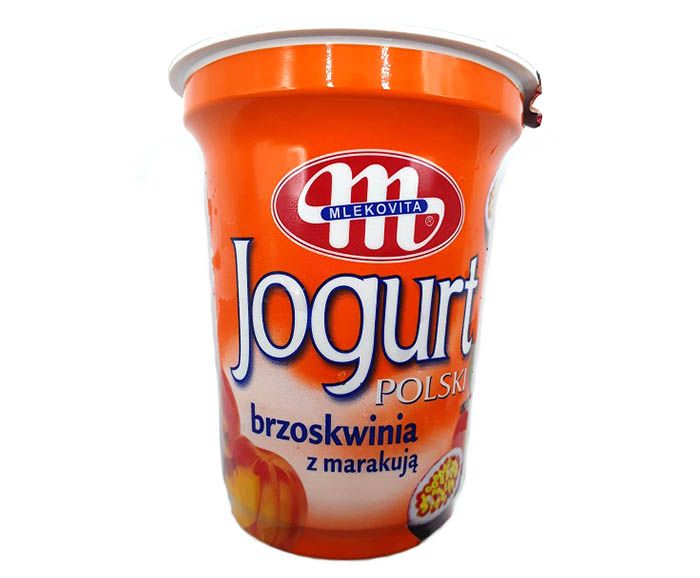 Йогурт Праскова и Маракуя Mlekovita 350 г