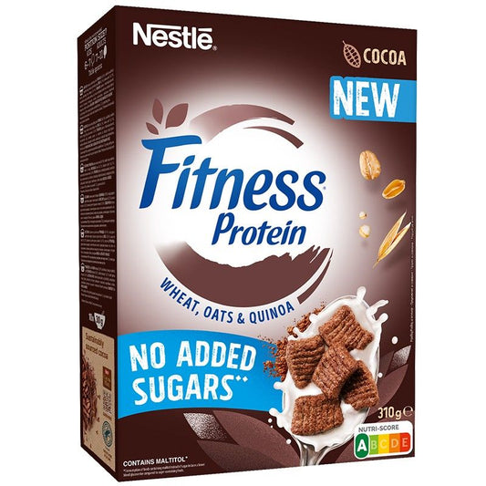 Протеинова Зърнена Закуска Nestle Fitness с Какао без Добавена Захар 310 г