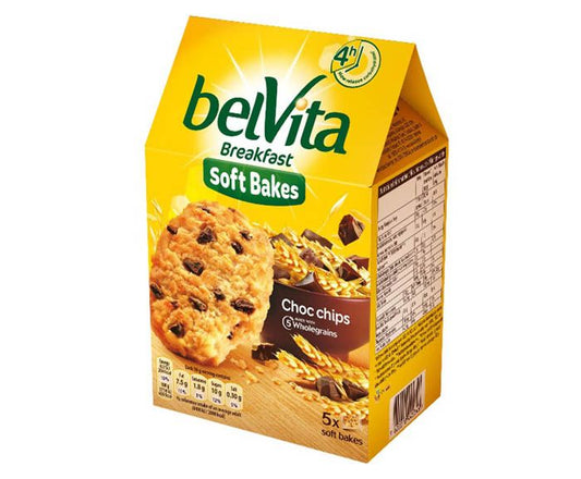 Бисквити BelVita Soft Bakes с Парченца Шоколад 250 г