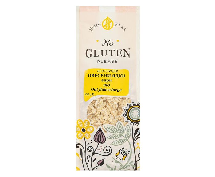 Овесени Ядки Едри Без Глутен, без Захар No Gluten Please 250 г