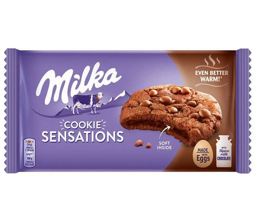 Бисквити Milka Sensations тъмен шоколад 156 г