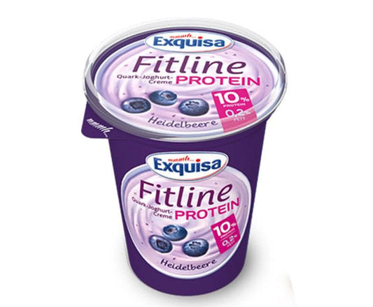 Кварк Exquisa Fitline Боровинка 10% Протеин 400 г