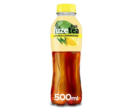 Студен Чай Fuzetea Черен Чай с Лимон и Лимонена Трева 500 мл