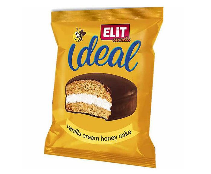 Мини Кейк Меден с Ванилов Крем Ideal Elit Sweets 72 г