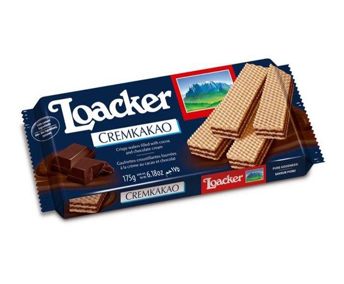 Вафли с Какаов Крем Loacker 175 г