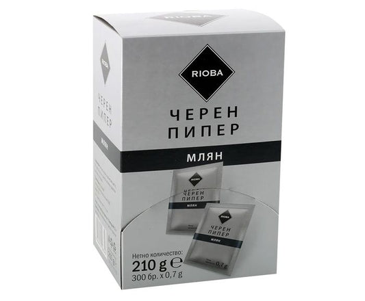 Млян Черен Пипер Пакетчета Rioba 300 бр х 7 г