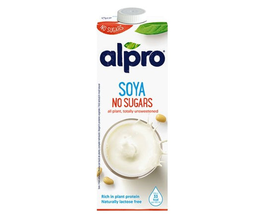 Соева Веган Напитка Alpro Неподсладена Без Глутен, Без Лактоза 1 л