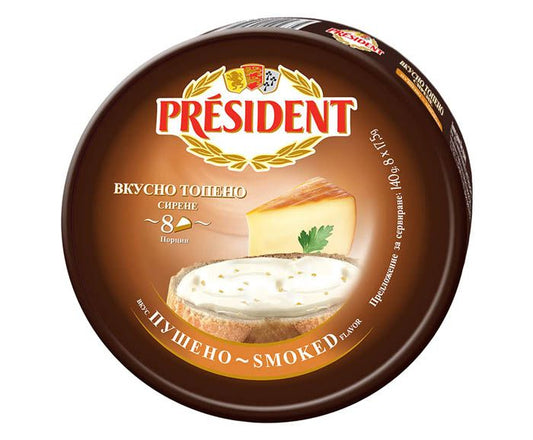 Топено Сирене Пушено President 140 г