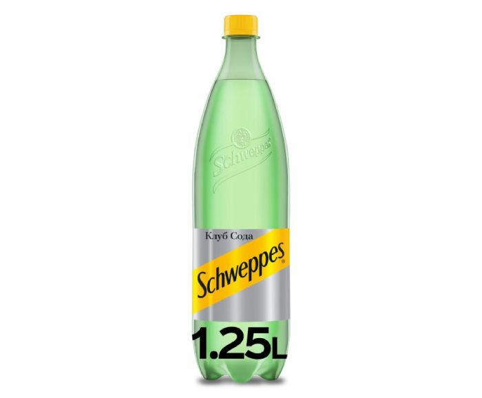 Газирана Вода Schweppes Клуб Сода 1.25 л