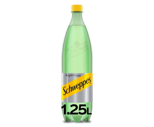Газирана Вода Schweppes Клуб Сода 1.25 л