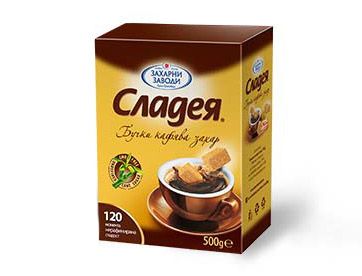 Кафява Захар на Бучки Сладея 500 г