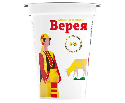 Кисело Мляко Верея 2% 400 г